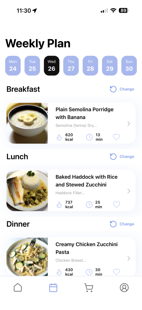 IBD Friendly Meal Plan